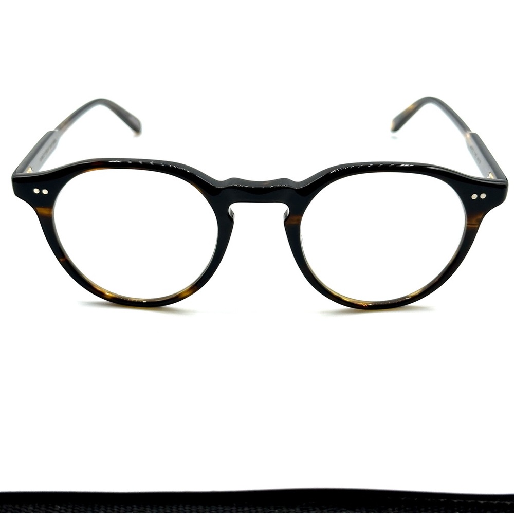 Garrett Leight GLCO Unisex Royce Color Coffee Tortoise Eyeglasses New